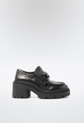 Zapato plataforma de mujer negro Glo 23ss94