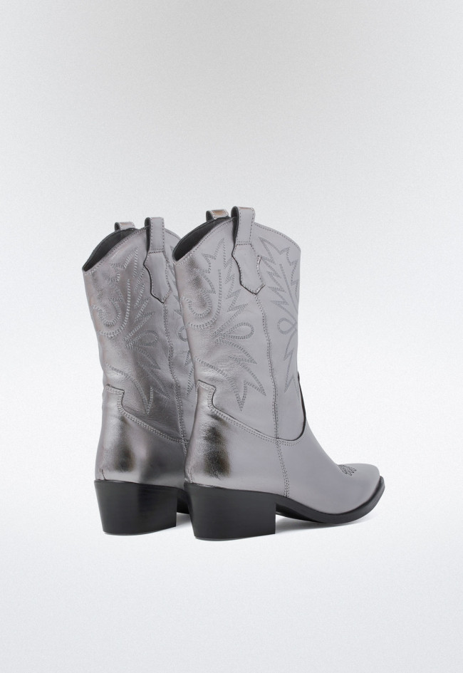Bota cowboy de mujer plomo Glo 6600
