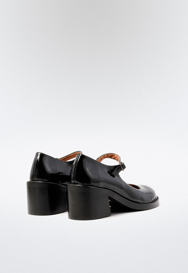 Zapato mary jane de mujer negro VAS 05902