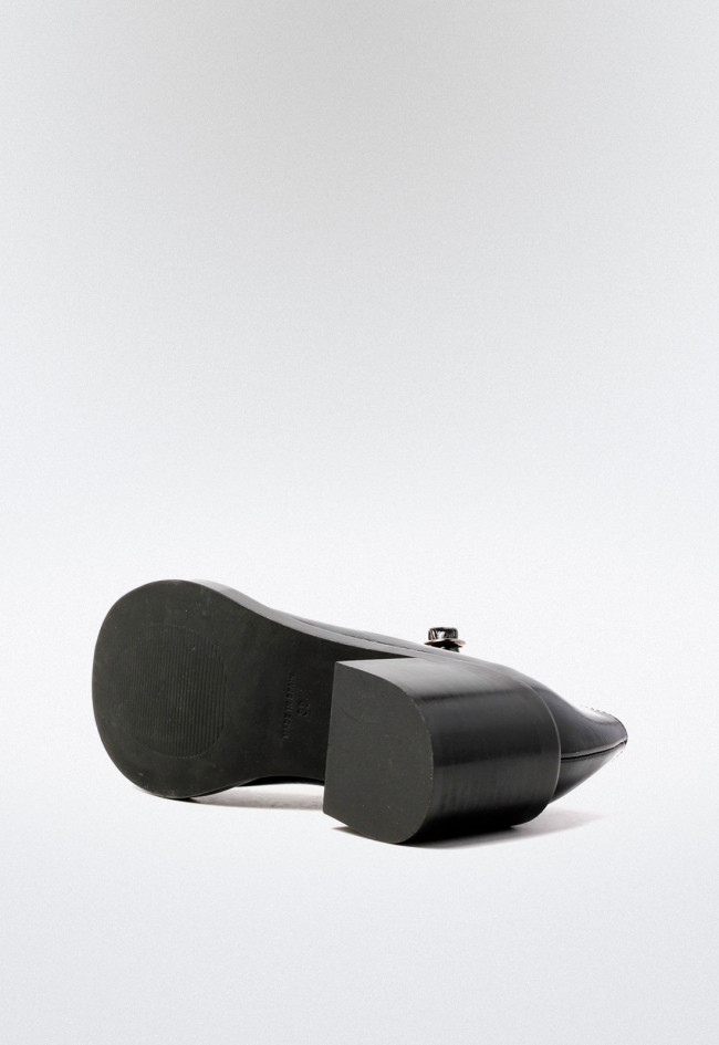 Zapato mary jane de mujer negro VAS 05902