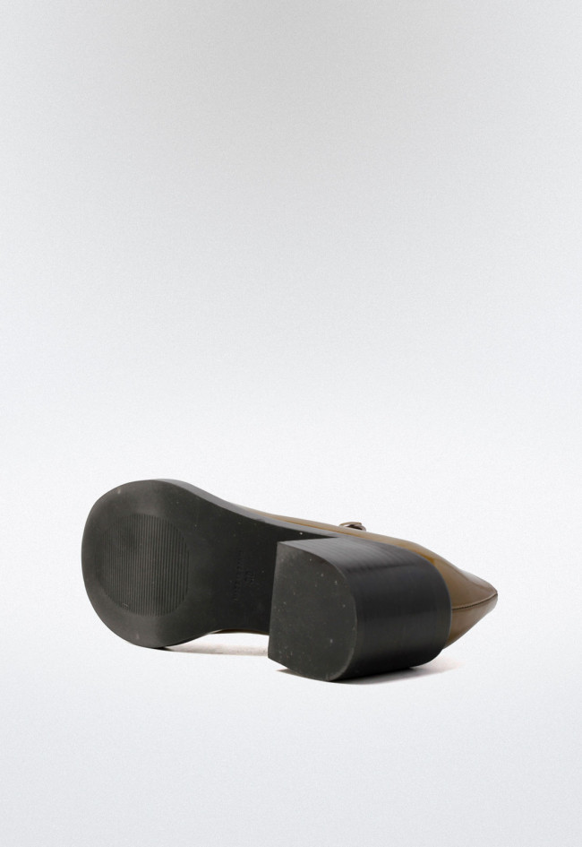 Zapato mary jane de mujer verde VAS 05902