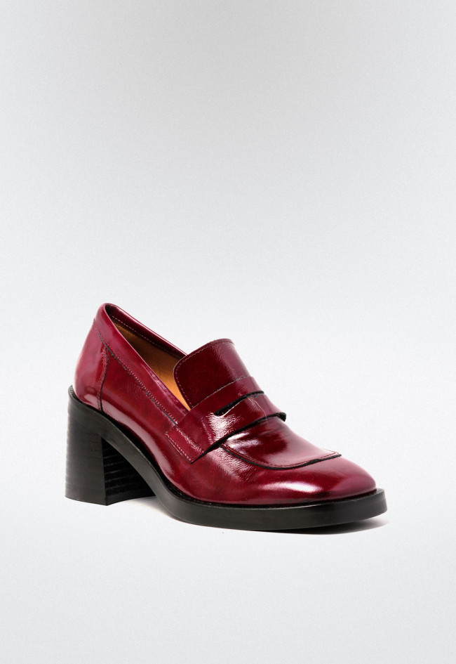Zapato de mujer burdeos VAS 05924