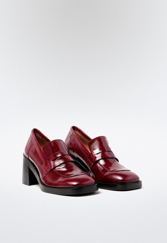 Zapato de mujer burdeos VAS 05924