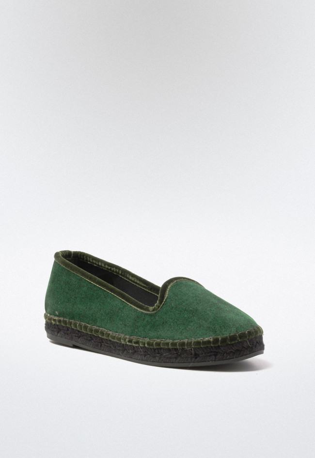 Manoletina de mujer verde Vidorreta 74500trptn