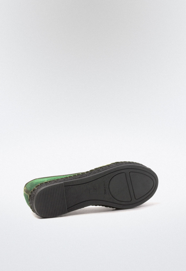 Manoletina de mujer verde Vidorreta 74500trptn