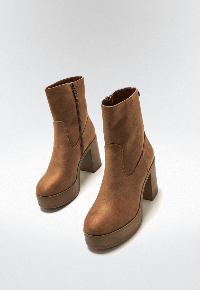 Botines Mujer MUSTANG SIXTIES marron