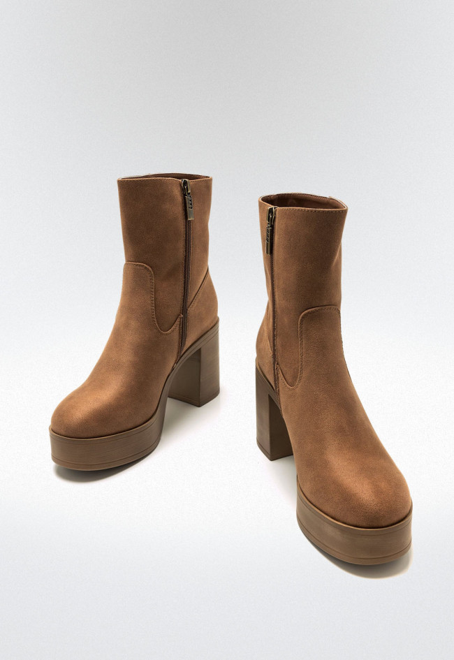 Botines Mujer MUSTANG SIXTIES marron