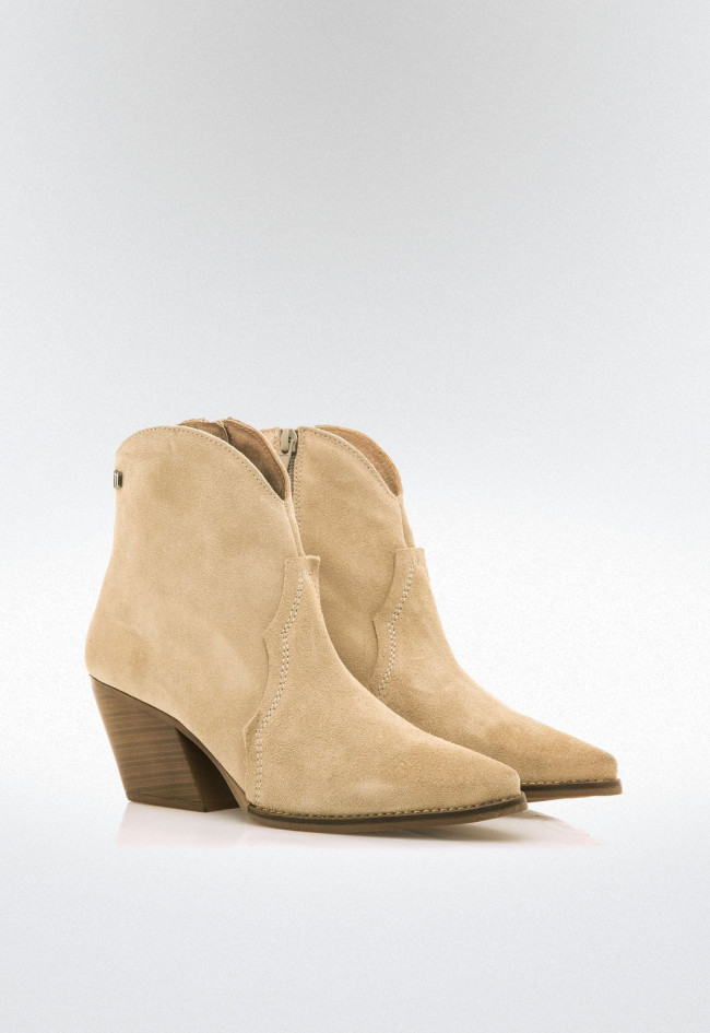 Botines cowboy Mujer MUSTANG MISSOURI beige