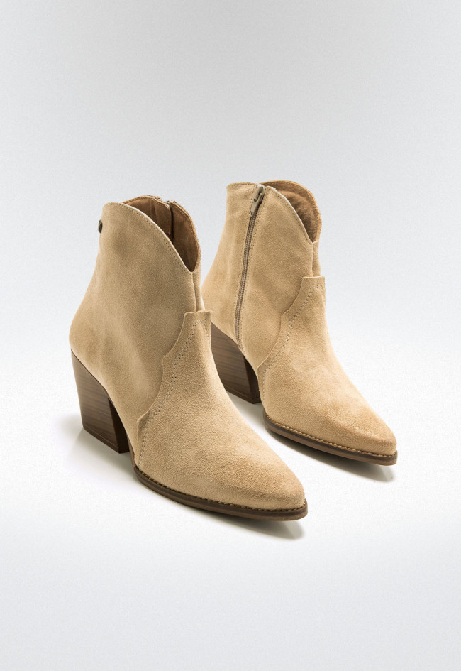 Botines cowboy Mujer MUSTANG MISSOURI beige