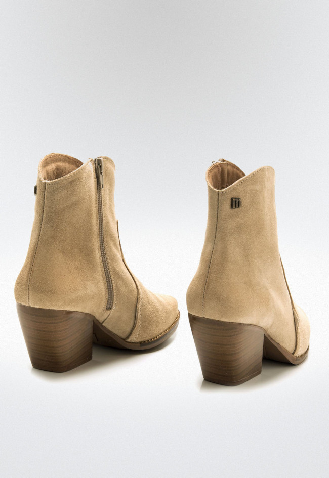 Botines cowboy Mujer MUSTANG MISSOURI beige