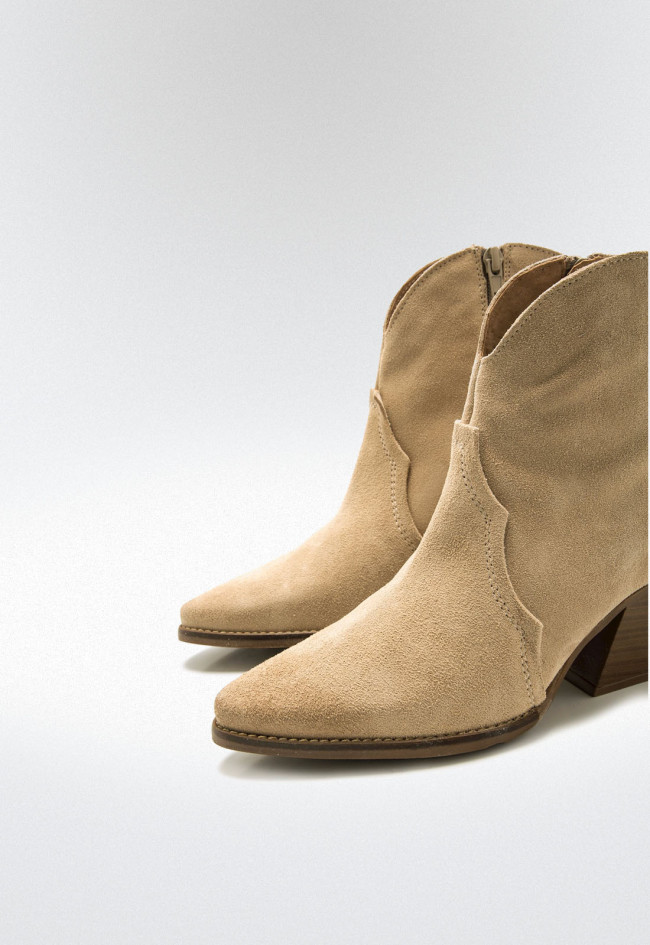 Botines cowboy Mujer MUSTANG MISSOURI beige