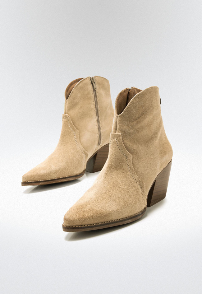 Botines cowboy Mujer MUSTANG MISSOURI beige