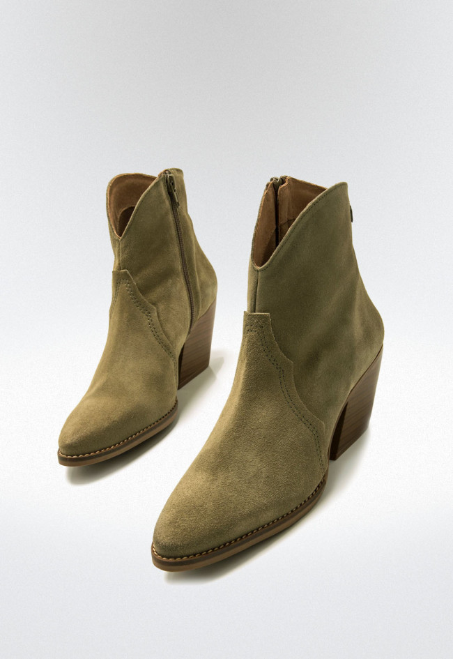 Botines cowboy Mujer MUSTANG MISSOURI verde