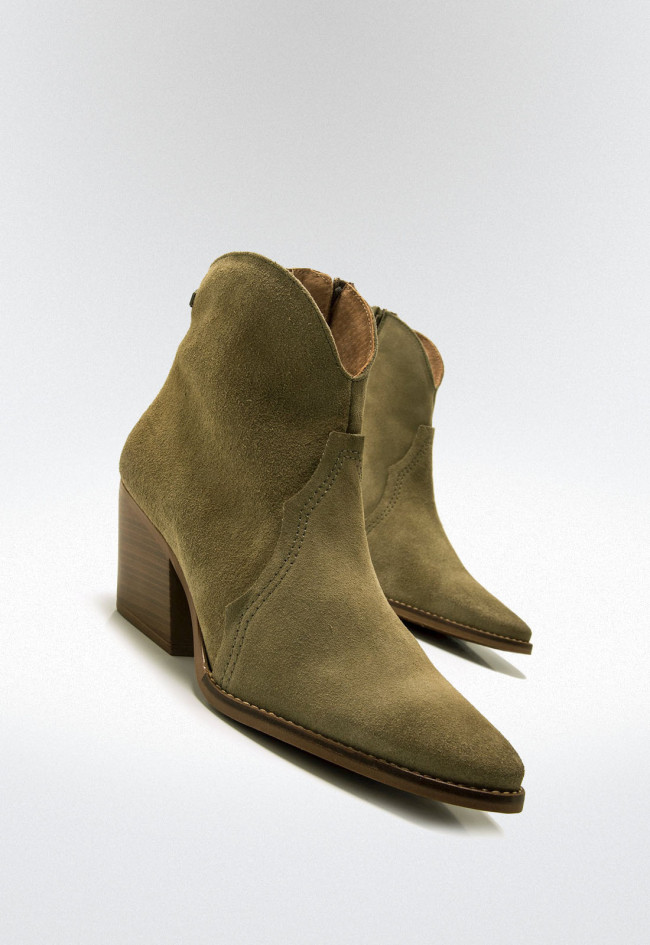 Botines cowboy Mujer MUSTANG MISSOURI verde