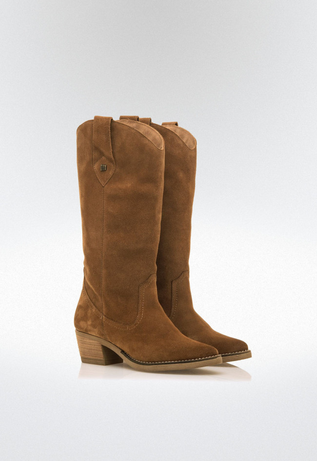 Botas cowboy Mujer MUSTANG TEO marron