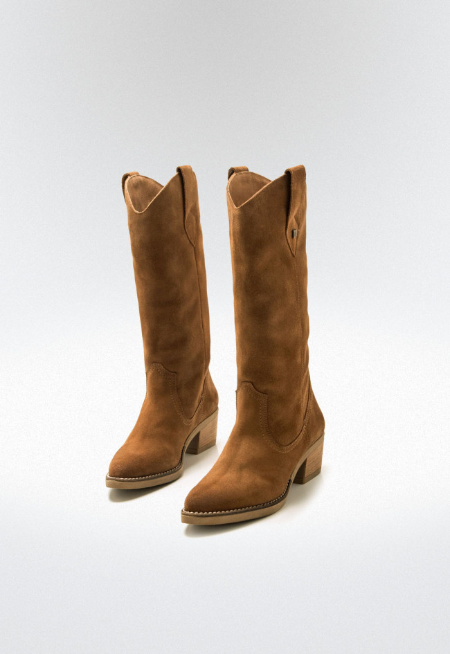Botas cowboy Mujer MUSTANG TEO marron