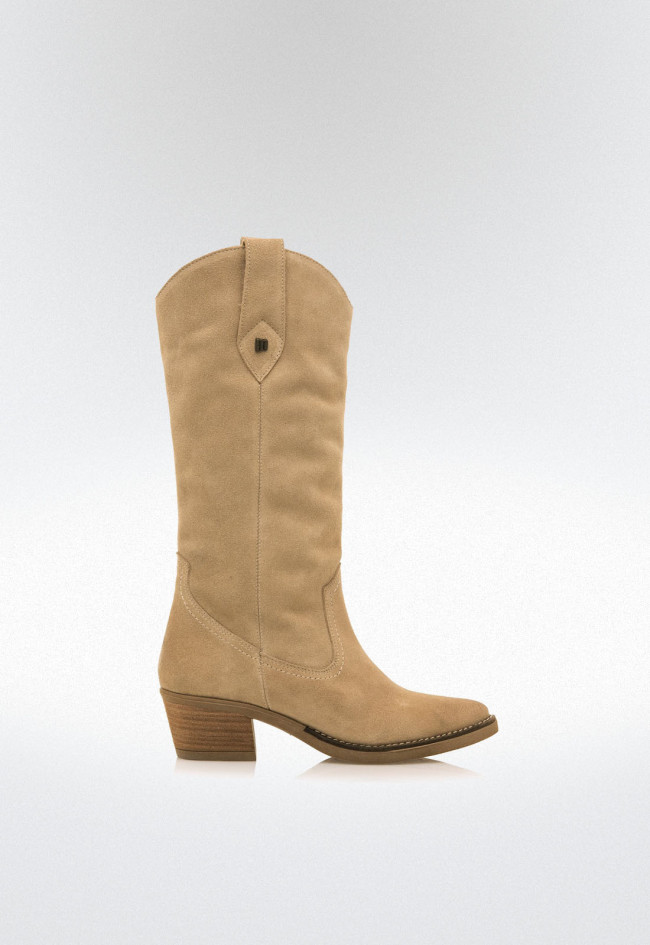 Botas cowboy Mujer MUSTANG TEO beige
