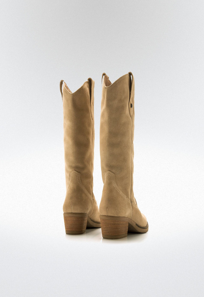 Botas cowboy Mujer MUSTANG TEO beige