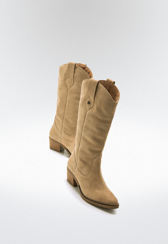 Botas cowboy Mujer MUSTANG TEO beige