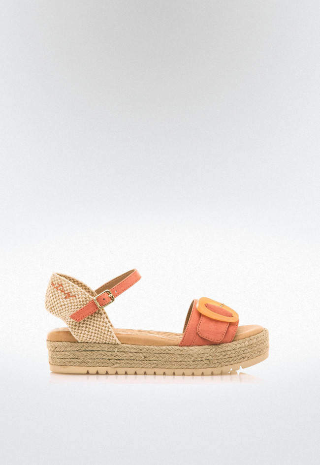 Sandalias esparto Mujer MUSTANG AMELIE naranja