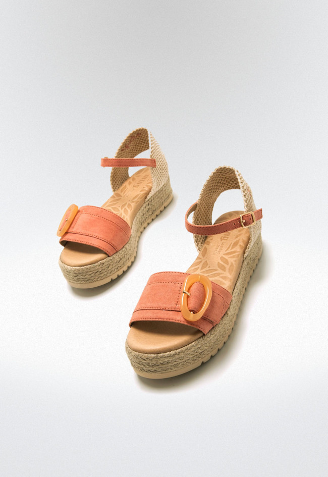 Sandalias esparto Mujer MUSTANG AMELIE naranja