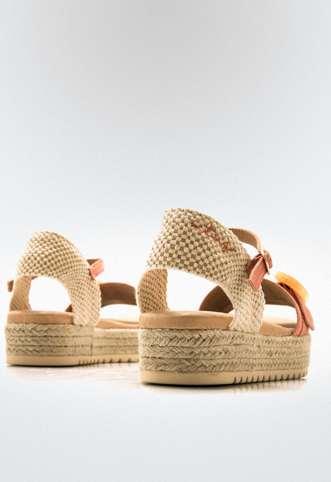 Sandalias esparto Mujer MUSTANG AMELIE naranja