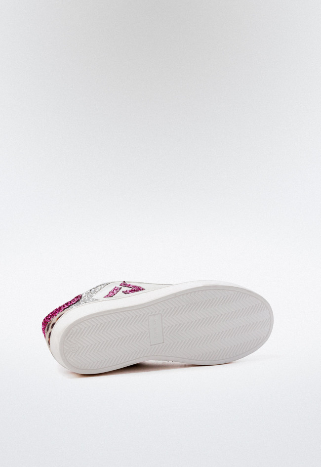 Deportivo glitter de mujer blanco Play One faidi 3