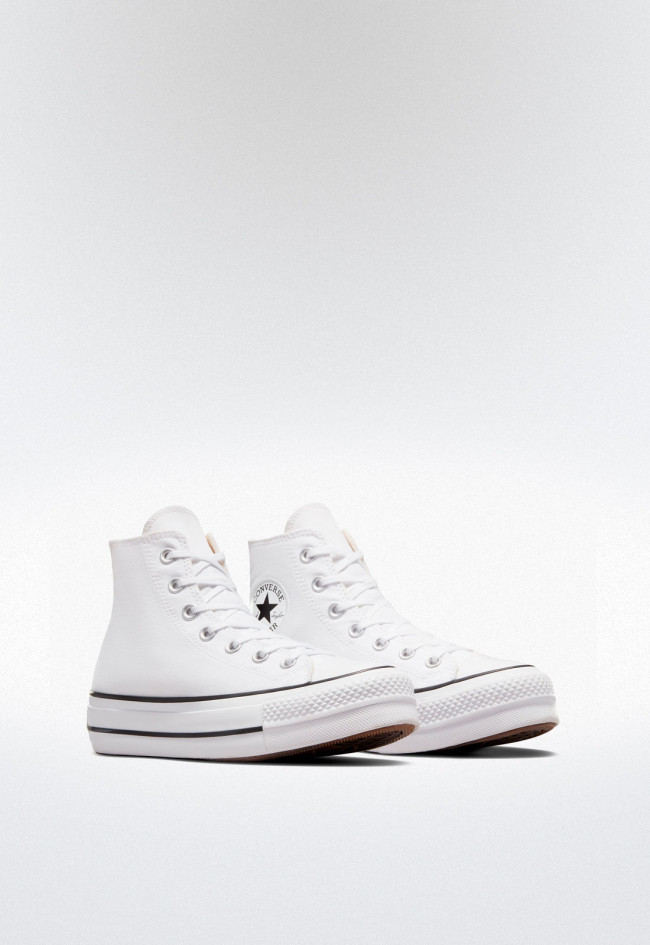 Deportivo de mujer blanco Converse chuck taylor all star platform