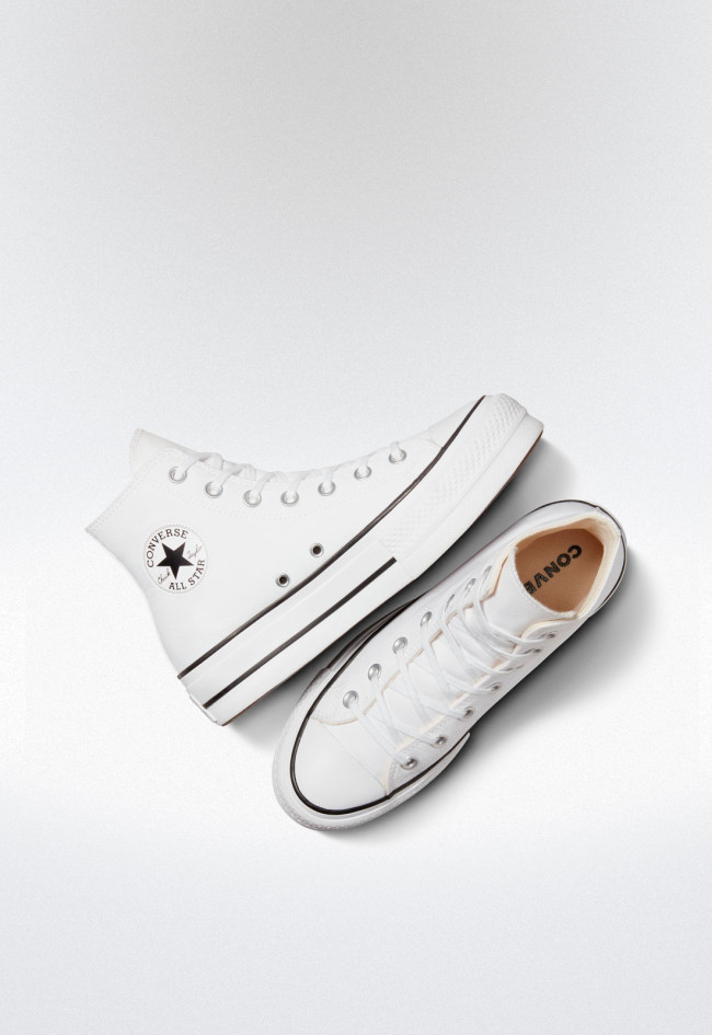 Deportivo de mujer blanco Converse chuck taylor all star platform
