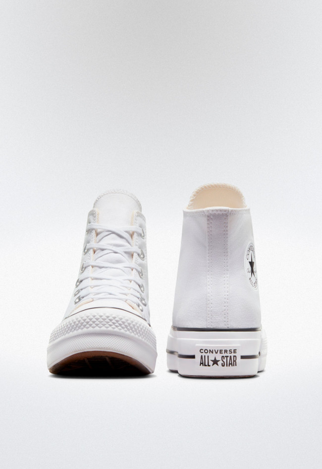 Deportivo de mujer blanco Converse chuck taylor all star platform