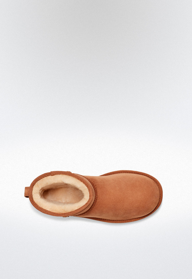 Botín australiano de mujer cuero UGG classic mini ii