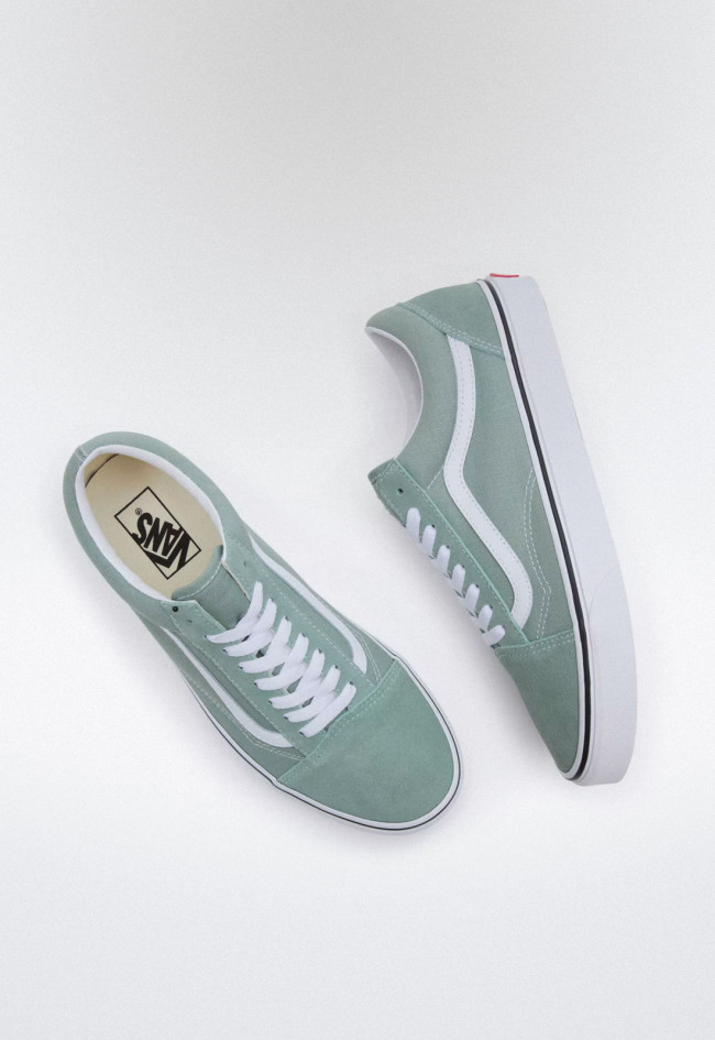 Deportivo de mujer verde VANS old skool