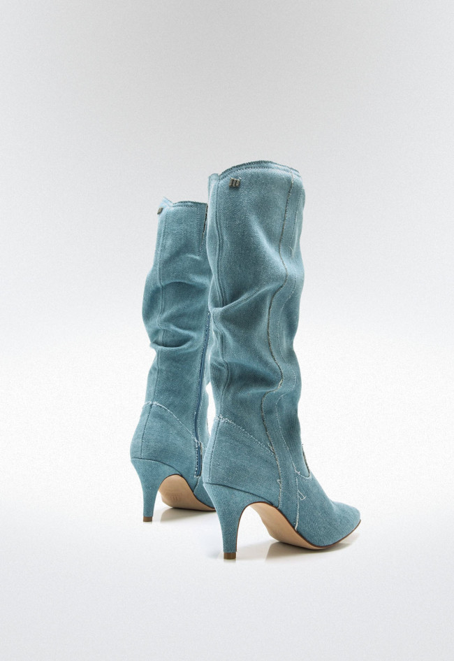 Botas tacón Mujer MUSTANG CHANTAL azul