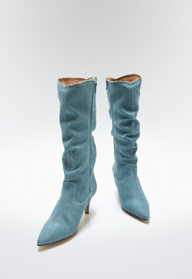 Botas tacón Mujer MUSTANG CHANTAL azul