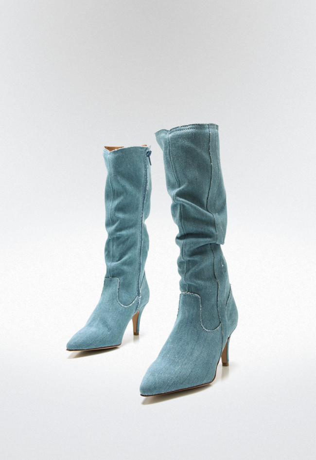 Botas tacón Mujer MUSTANG CHANTAL azul