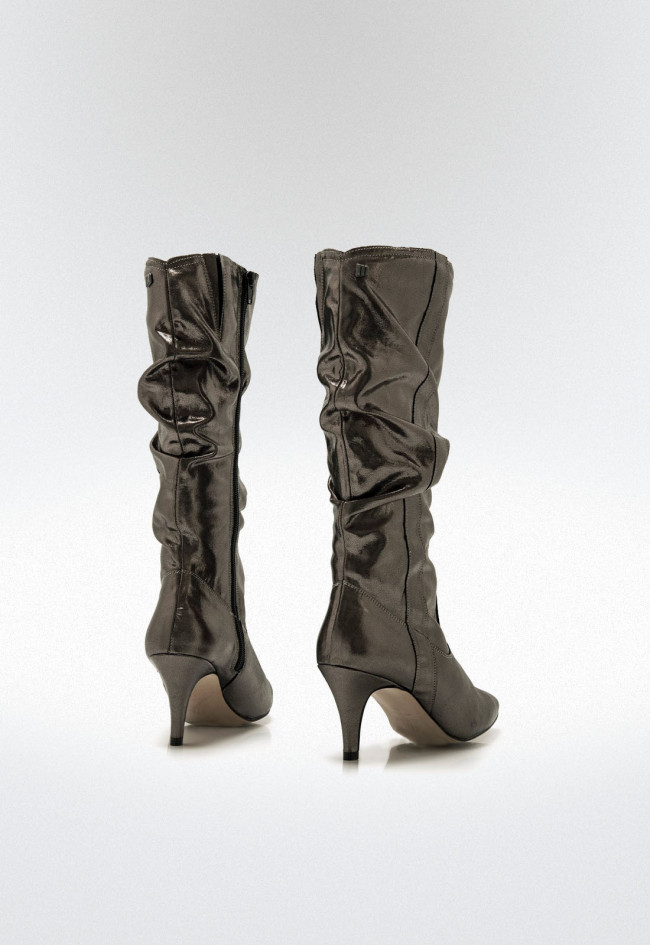 Botas tacón Mujer MUSTANG CHANTAL plata