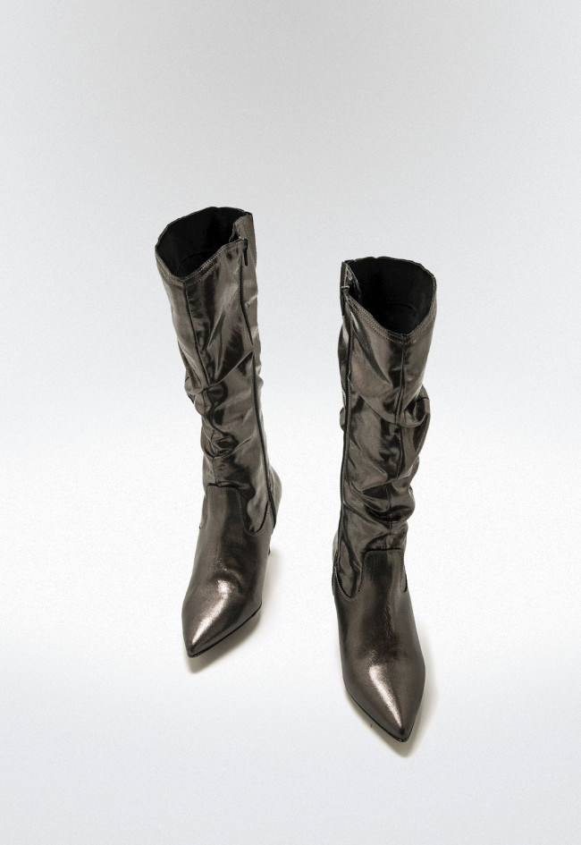 Botas tacón Mujer MUSTANG CHANTAL plata