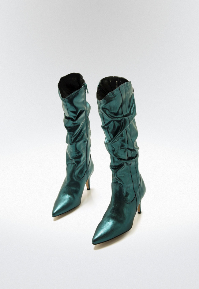 Botas tacón Mujer MUSTANG CHANTAL verde
