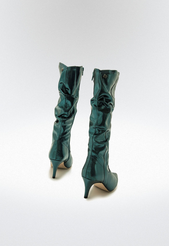 Botas tacón Mujer MUSTANG CHANTAL verde