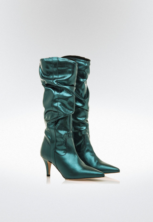 Botas tacón Mujer MUSTANG CHANTAL verde