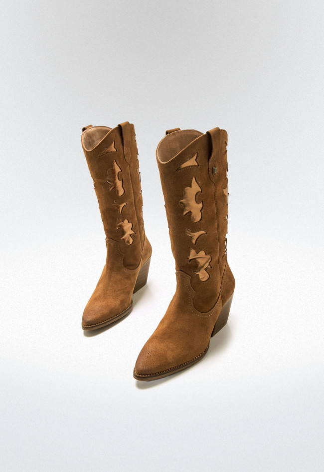Botas cowboy Mujer MUSTANG MISSOURI marron