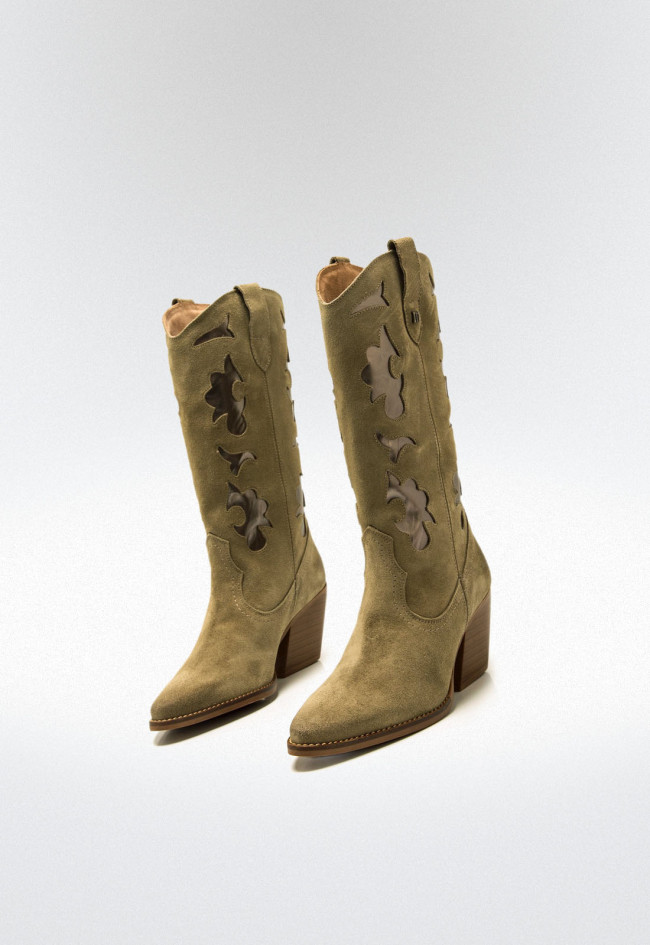 Botas cowboy Mujer MUSTANG MISSOURI verde