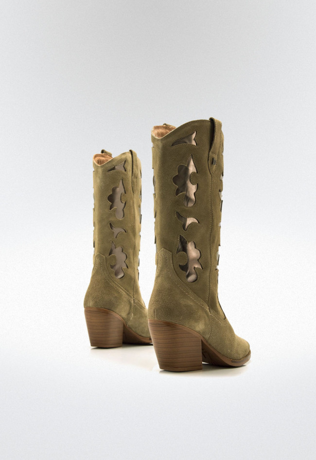 Botas cowboy Mujer MUSTANG MISSOURI verde