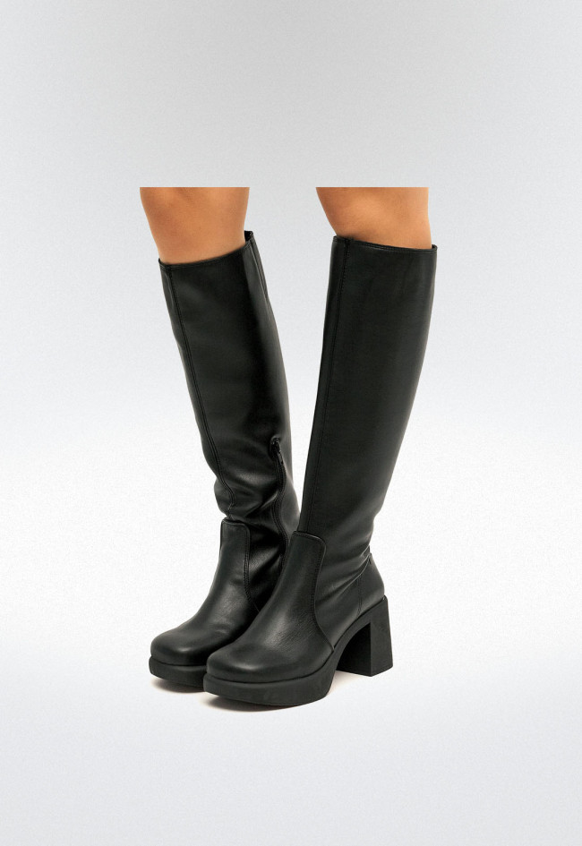Botas plataforma Mujer MUSTANG ELIANA negro
