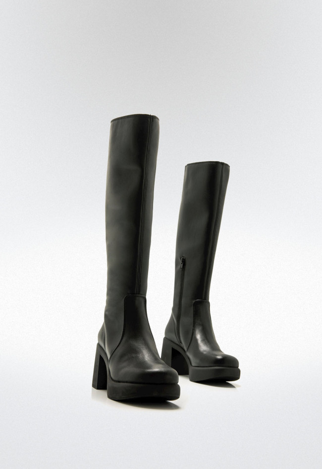 Botas plataforma Mujer MUSTANG ELIANA negro