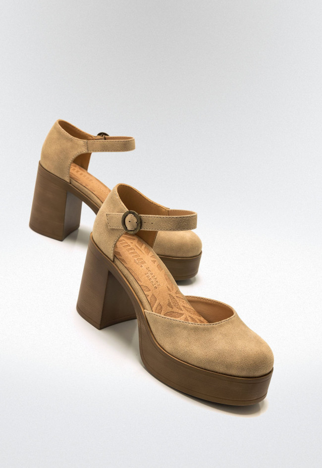 Zapatos Mujer MUSTANG SIXTIES beige