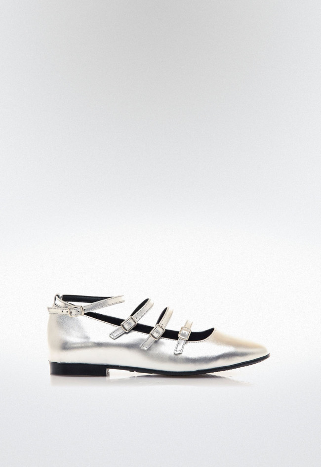 Zapatos mary jane Mujer MUSTANG CAMILLE plata