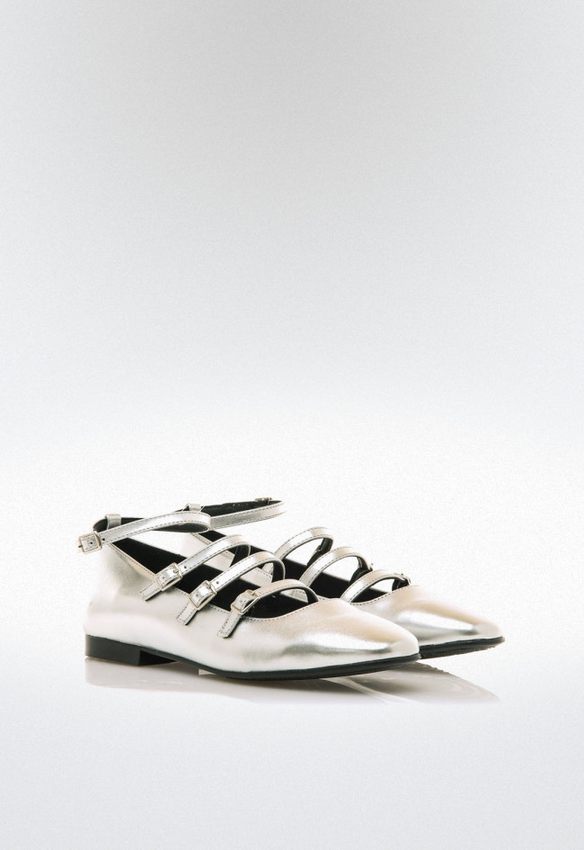 Zapatos mary jane Mujer MUSTANG CAMILLE plata
