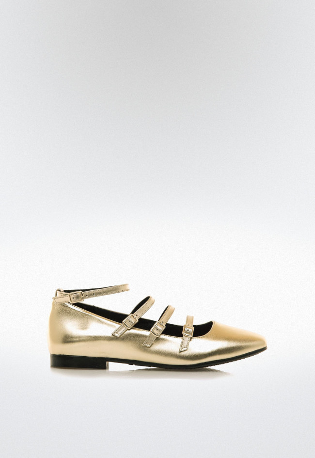 Zapatos mary jane Mujer MUSTANG CAMILLE oro