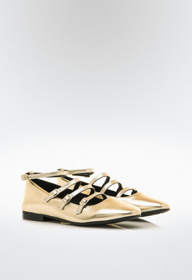 Zapatos mary jane Mujer MUSTANG CAMILLE oro